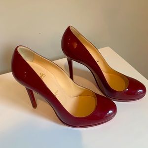COPY - Red Patent Christian Louboutin Pumps, EUR39